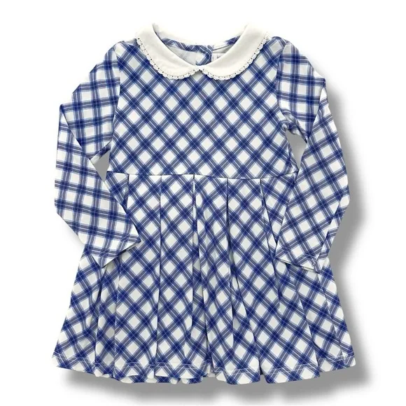 Rachel Riley | Tartan Jersey Dress (4 yrs) 💙 - Picture 4 of 8